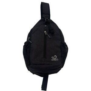 WATERFLY Crossbody Sling Backpack BLACK Unisex
